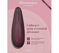 Womanizer – Stimulateur clitoridien Classic 2 – à ondes, rechargeable – Bordeaux