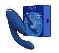Womanizer Duo 2 Stimulateur féminin clitoridien | Vibromasseur stimulation double clitoris et point G | Suceur de clitoris avec vibro point G | Sex Toy 14 niveaux de puissance | Myrtille