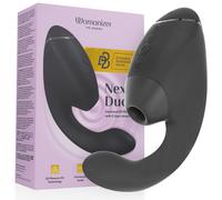 WOMANIZER - Duo Next Stimulateur Clitorial et de Point G Double Noir
