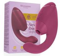 WOMANIZER - Duo Next Stimulateur Clitorial et de Point G Double Rose Foyer