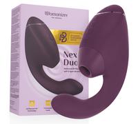 WOMANIZER - Duo Next Stimulateur Clitorial et de Point G Double Violet Foncé