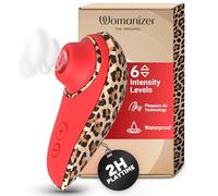 Womanizer Liberty 2 Suceur clitoris Stimulateur clitoridien Sextoy Leopard | Technologie Pleasure Air, 8 niveaux d’intensité, étanche, rechargeable, coque de voyage, discret