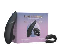 Womanizer Lust&Luxury - stimulateur clitoridien et vibromasseur duo - noir