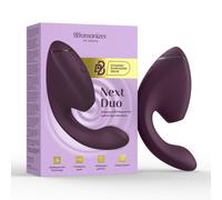 Womanizer Next Duo 2 - silicone, 100 % étanche, 11 cm - Stimulateur clitoridien à air pulsé - Violet