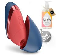 Womanizer Next Liberty Stimulateur clitoridien Rouge + Lubrifiant Ignite 250ml