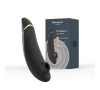 Womanizer Premium 2 Stimulateur clitoridien à succion | Suceur de clitoris avec Autopilot et Smart Silence | Sex Toy aspirant avec 14 niveaux de puissance | Silencieux & étanche | Noir