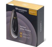 Womanizer Stimulateur clitoridien Premium 2 – à ondes d'air – Noir 15,5 cm