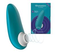 Womanizer Starlet 3 Stimulateur féminin clitoridien | Suceur de clitoris avec 6 niveaux de puissance | Vibromasseur aspirant étanche | Sex Toy a succion rechargeable pour femme et couple | Turquoise