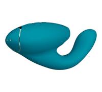 Womanizer Vibrators Duo-2PetrolDouble stimulateur de luxe avec technologie Pleasure Air pour le clitoris et vibration pour le point G 1 Stk.