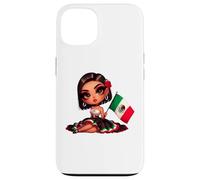 Woman's Chola Hispanic Girl Patriotic Mexican Roots Chicana Coque pour iPhone 13