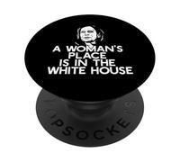 Woman's Place is in The White House Élection Kamala Harris Meme PopSockets PopGrip Adhésif