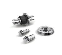 Womaqu Accessoires de mise à niveau de voiture télécommandée à l'échelle 1:14, arbre principal en métal avec différentiel en métal, pièces de rechange pour véhicules télécommandés pour 14431 14412