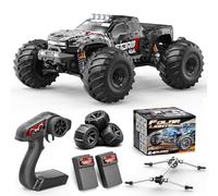 Womaqu Voiture Télécommandée 1:14 4x4 Tout Terrain 40 km/h, Voiture RC Haute Vitesse avec 2 Batteries 1300mAh Rechargeables et 2 Jeux de Pneus, Voiture Télécommandée Adulte et Garçon