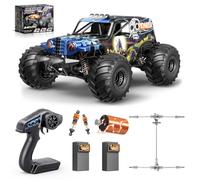 Womaqu Voiture Télécommandée Adulte Brushless 1:14, RC Car Électrique 4x4 68 km/h avec Amortisseurs à Huile, 2 Batteries LiPo 1500mAh, Voiture Radiocommandée Compatible 3S Haute Performance