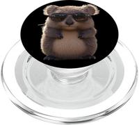 Wombat avec Lunettes de Soleil Australie Doux Wombat PopSockets PopGrip pour MagSafe