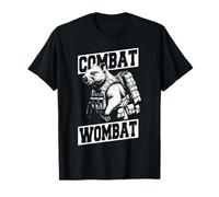 Wombat de combat marsupial australien T-Shirt