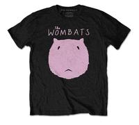 Wombats - the - T-Shirt # L Unisex Black # Logo [Import]