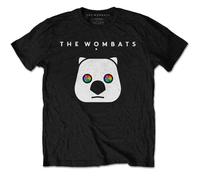 Rock Off Trade T-shirt Wombats - the Unisexe Noir Yeux arc-en-ciel Taille S (Import)
