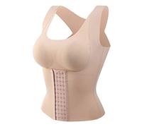 Women 3-in-1 Body Shapewear Corrector Underwear Tummy Control Back Support Push Up Bra Shaper Vest Slim