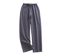 Women Casual Cotton Linen Drawstring Elastic Waist Long Wide Leg Pants