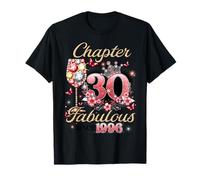 Women Chapter 30 Fabulous Since 1996 30th Birthday Queen T-Shirt