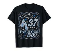Women Chapter 37 Fabulous EST 1989 37th Birthday Queen T-Shirt