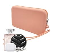 Women Coin Pouch, Multipurpose Zippered Coin Purse, Mens Coin Pouch, Rectangular Silicone Coin Pouch, Leather Coin Purse Pouch, Easy to Use, Portable for Cash Coin Cosmetics