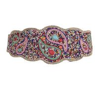 Women Corset Waist Belt SlimShaping Girdle AllMatching Stage Performers Dress Bohemian Belt Waist Decors Fashion Waistband for Party