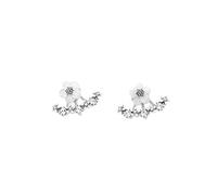 Women Daisy Flowers Earrings Little Daisy Flower After Hanging Stud Earrings Silver Stylish Nice processing