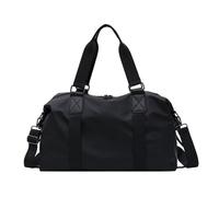 Women Fitness Bag Men Gym Handbag Sport Training Shoulder Travel Bags Luggage Waterproof Nylon Tote(Black)