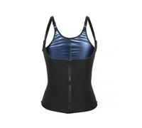 Women Fitness Sweat Vest Sports Breathable Elastic Fat Burning Shapewear Body ShaperL/XLYMMR)