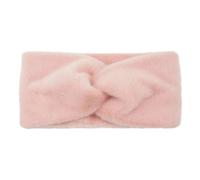 Women Girls Solid Color Hair Bands Knitted Headbands Vintage Cross Turban Bandage Ear Warmer Hairbands Accessories(PINK)