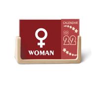 Women Happy Science Knowledge Calendrier de bureau 2022 12 mois