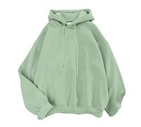 Women Hooded Sweatshirt Cute Sweatshirt Kawaii Long Sleeve Hoodie Cotton Pullover Tops for Teen Girls Aesthetic Clothes Basic Jumper Tops B-233