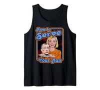 Women How to Serve Your Man Funny Retro Comic Book Débardeur