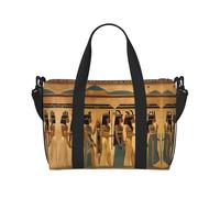Women in Ancient Egypt Duffel Bags for Travel - Sacs de voyage légers pour articles personnels, sacs de sport pour homme et femme, noir, One Size