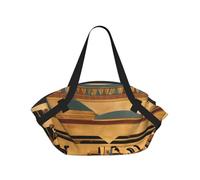 Women In Ancient Egypt Print Sac de camping pliable Sac de voyage imperméable Matelas de camping pour parc extérieur plage