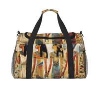 Women in Ancient Egypt Sac de voyage imprimé pour homme femme Grand sac de sport sac à main avec bandoulière pour voyage, week-end, pêche, chasse, Noir , Taille unique, Sac de voyage