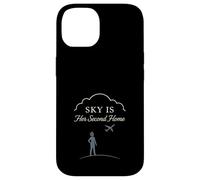 Women in Aviation Femme Pilote Aviation Fille Idée Cadeau Coque pour iPhone 14