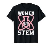 Women in STEM Engineering Biologist Science T-Shirt Graphique avec Valeur, Homme, Noir, M