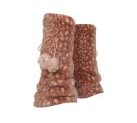 Women Leg Warmers - Thick Leg Warmer | Skin Friendly Comfortable Deer Print Boots | Ideal For Girlfriend Wife Sister Daughter Commute Home Festive Events Halloween Christmas Holiday Festival Party