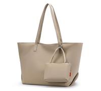Women Nylon Solid Color Single-Shoulder Bag Versatile Tote Handbag | Large Capacity Underarm Purse with Attached Mini Pouch for Daily Commute and Outdoor Travel Shopping