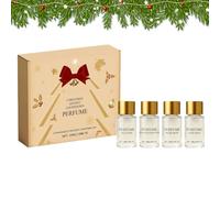 Women Perfume Calendar 2025 - Long-Lasting Fragrance Set | Holidays & Gifting | 4-Piece Scent Collection Countdown, Birthdays & Valentine’s Day | Perfect For Daily Use, Travel, Parties, Dating & Outd