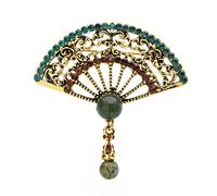 Women pins Accessories Ladies Classic Fan Cardigan Jacket Coat Brooch Fashion brooches Made in China