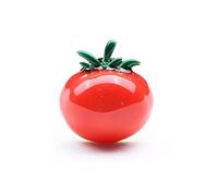Women pins Accessories Red Enamel Ladies Tomato Plant Cardigan Jacket Coat Brooch Fashion brooches Made in China
