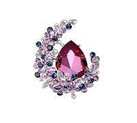 Women pins Female Accessories All-Match Crystal Brooch Korean High-End Coat Suit pin Decoration Fashion brooches Made in China