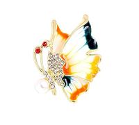 Women pins Ladies Accessories Enamel Butterfly Rhinestone Insect Party Banquet Brooch Fashion brooches Made in China