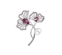 Women pins Pearl Elegant Crystal Brooch Multifunctional White-Collar Accessories Lapel pin for Jacket Scarf Dress Or Shawls Fashion brooches Made in China