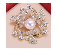 Women pins Suit pin Gemstone Inlaid Generous Brooch Wedding Jewelry s for Woman, Nurse and Graduate Students Fashion brooches Made in China