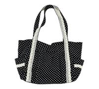 Women Polka Dot Shoulder Bag Large Capacity Versatile Underarm Bag Lightweight Multi Pockets Handbag Daily Shopping Dating Shoulder Bags
